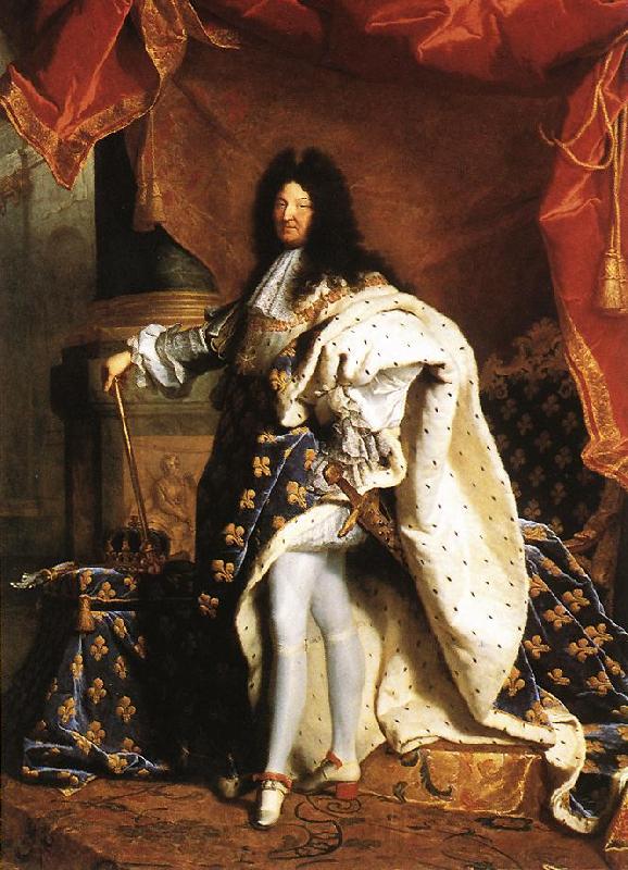 RIGAUD, Hyacinthe Portrait of Louis XIV gfj